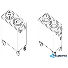 Подогреватель электрический Kogast EAD-2C-DI 49032