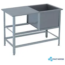 Ванна с рабочей поверхностью Atesy ВСМС-С-1.700-1550.800-02 (ВСМС-1/700)