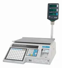 Весы торговые с печатью этикеток CAS LP-06R (1.6)