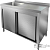 Стол с дверцами-купе и моечной ванной HICOLD НСЗК1М-11/6БЛ