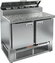 Стол охлаждаемый для пиццы HICOLD PZE2-11/GN (1/6H) камень