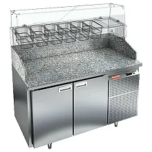 Стол охлаждаемый для пиццы HICOLD PZ3-11/GN (без витрины) камень