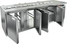 Стол охлаждаемый для салатов HICOLD SL2T-1111/GN