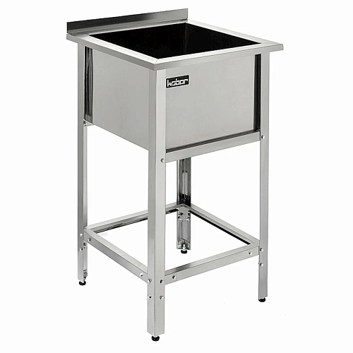 Ванна моечная односекционная сварная с бортом Кобор ВМСБ/1-63/63/430