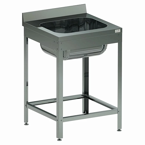 Ванна моечная цельнотянутая односекционная Кобор ВМЦ/1-60/60/430