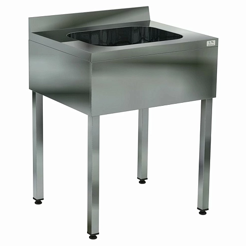 Ванна моечная цельнотянутая односекционная Кобор ВМЦФ/1-60/60