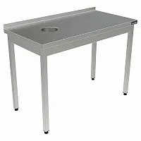 Стол для сбора пищевых отходов Кобор СПОБ-60/60 с бортом