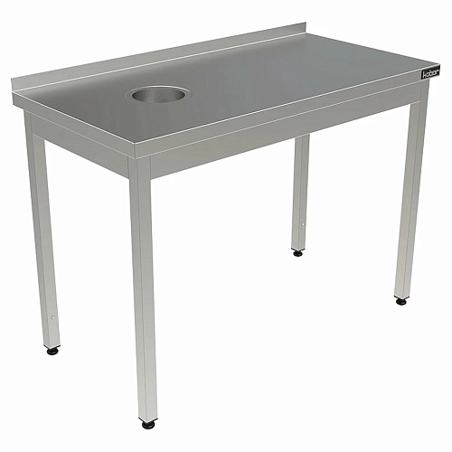 Стол для сбора пищевых отходов Кобор СПОБ-60/60 с бортом