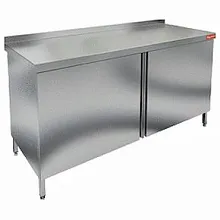 Стол закрытый с распашными дверцами с бортом HICOLD НСЗ-18/7Б