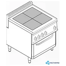 Плита электрическая Tecnoinox PFU70V7 616097