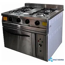 Плита газовая 4 горелки Пищевые Технологии ПГ-4Д