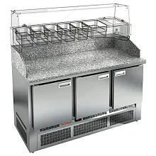 Стол охлаждаемый для пиццы HICOLD PZE3-111/GN (камень)