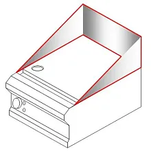 Поверхность от брызг для гриля Lincat SB6