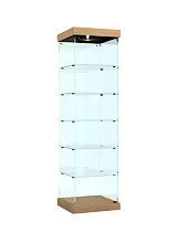 Торговая витрина Cryspi LB V (L 500V) бук