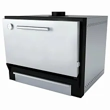Гриль-печь Movilfrit (Pira) BR-48 INOX BLIND DOOR с искрогасителем и колпаком