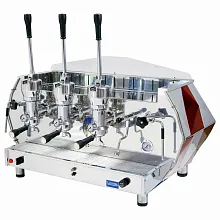 Кофемашина леверная La Pavoni DIA3L красная