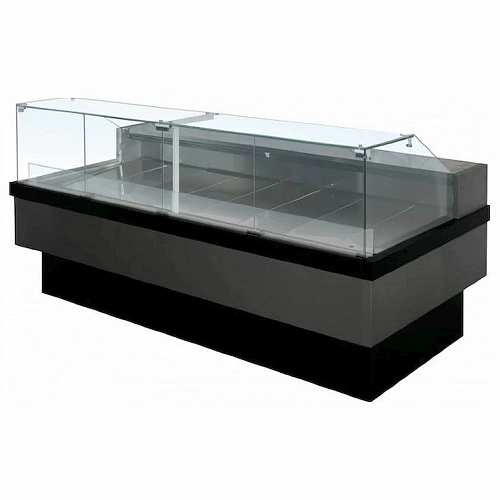 Универсальная витрина Enteco Немига Cube 240 ВСн (с боковинами)