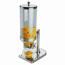 Диспенсер для мюсли 4,5 л. 22*17,5 см. h=52 см. поликарб. с крышк. нерж. APS