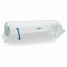 Крышка Roll-Top 53*32,5 см. h=17 см. пластик, нерж. ручка APS