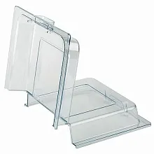 Крышка для гастроемкостей GN1/1 53*32,5 см. h=6 см. двусторонняя, поликарбонат прозрачн. APS