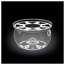 Подставка для подогрева чайника 15*8 см. стеклянная Thermo Glass Wilmax /3/24/