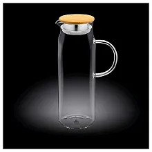 Кувшин 1,5 л с крышкой бамбук + сетка нерж Thermo Glass /1/18/