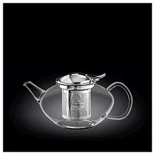 Чайник заварочный 650 мл, с откидной крышкой и колбой нерж. Thermo Glass Wilmax /1/12/