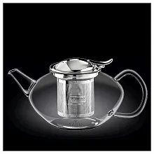 Чайник заварочный 1550 мл, с откидной крышкой и колбой нерж. Thermo Glass Wilmax /1/12/