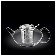 Чайник заварочный 1050 мл, с откидной крышкой и колбой нерж.Thermo Glass Wilmax /1/12/
