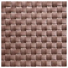 Салфетка сервировочная 45*33 см. широкое плетение, коричневая, пвх APS /1/
