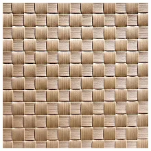 Салфетка сервировочная 45*33 см. широкое плетение, бежевая, пвх APS /1/