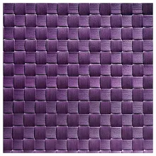 Салфетка сервировочная 45*33 см. широкое плетение сливовая, пвх APS /1/