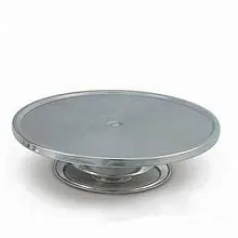 Подставка для торта d=32 см. h=8,5 см. нерж. MGSteel /1/12/