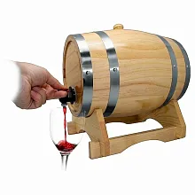 Бочонок для вина 3 л. дерево VB /1/4/