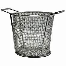 Корзинка для картофеля фри круг. 9,5*9*8 см. нерж. MGSteel /1/72/