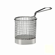 Корзинка для картофеля фри круг. 9*9,5 см. нерж. MGSteel /1/72/