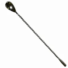 Ложка барменская витая с каплей овал 33 см. нерж. MGSteel /1/200/