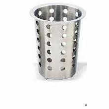 Емкость для столовых приборов (стакан) d=95 мм. h=130 мм. перфор.нерж. MGSteel /1/48/