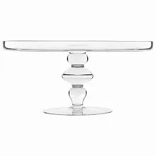 Подставка для торта d=33 см. на ножке без крышки Инсием (11058) /1/