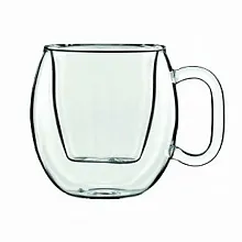 Кружка 300 мл. d=106, h=109 мм с двойными стенками Caffe Supremo Thermic Glass Luigi/2/