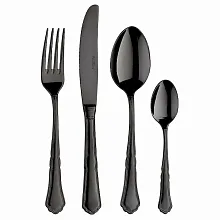 Ложка чайная Сетеченто Блэк 18/10 3 мм /12/