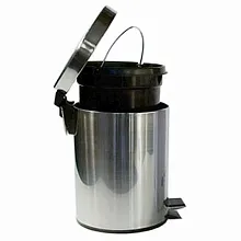 Ведро педальное 5 л. нерж. (RGS-3053А) /1/12/