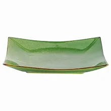 Тарелка квадратная 26,5*26,5см Киото Грин /2/