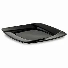 Тарелка квадратная 27*27 см. Киото Блэк /2/