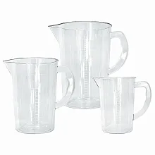 Кувшин мерный 1,0 л. прозрачный поликарбонат (JW-606C) /1/