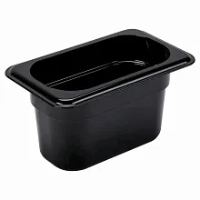 Гастроемкость 1/9 h=100 поликарб.черная Cambro /1/