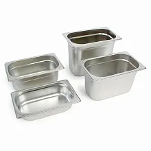 Гастроемкость 1/4 h=40 (1/4*1,5) нерж. MGSteel /24/