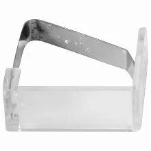 Зажим для скатерти прозрачный /пластина /1/100/