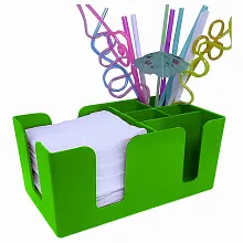 Подставка барная для салфеток и украшений ярко-зеленая MG /1/24/