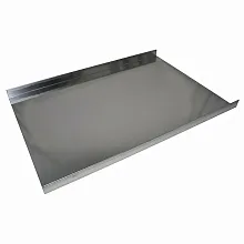 Противень 600*400 мм h=3 см. (2 борта по стороне 600) нерж. сталь MG/1/